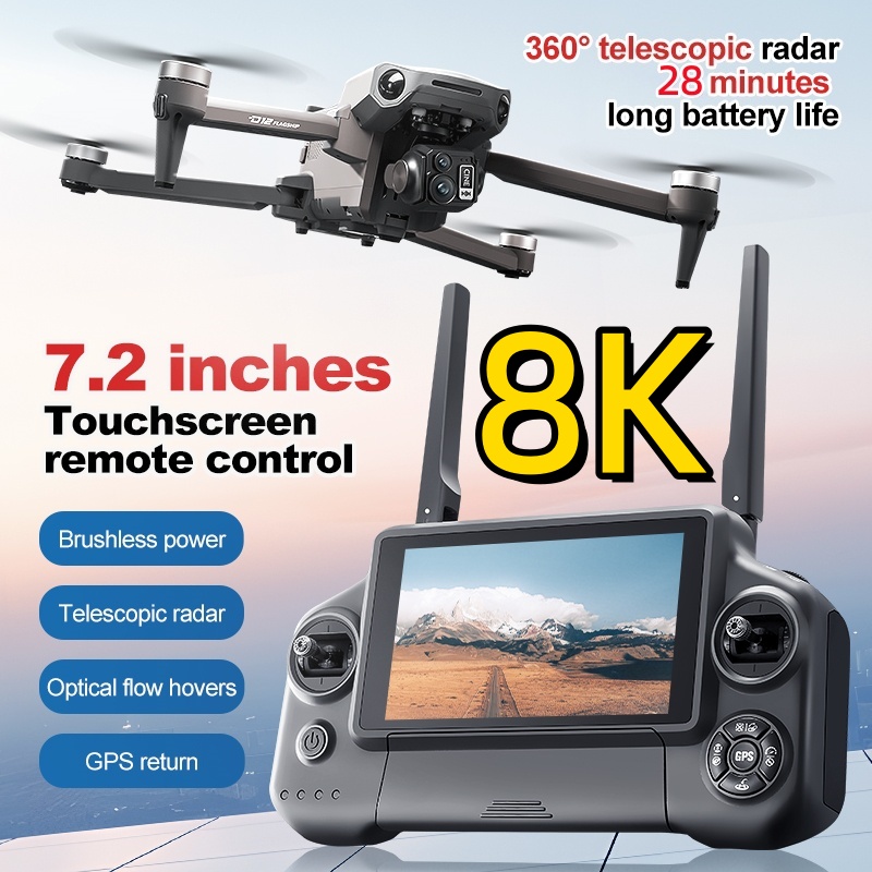 Drone Mapping - Drone RC Quadricoptère 8K avec Nacelle