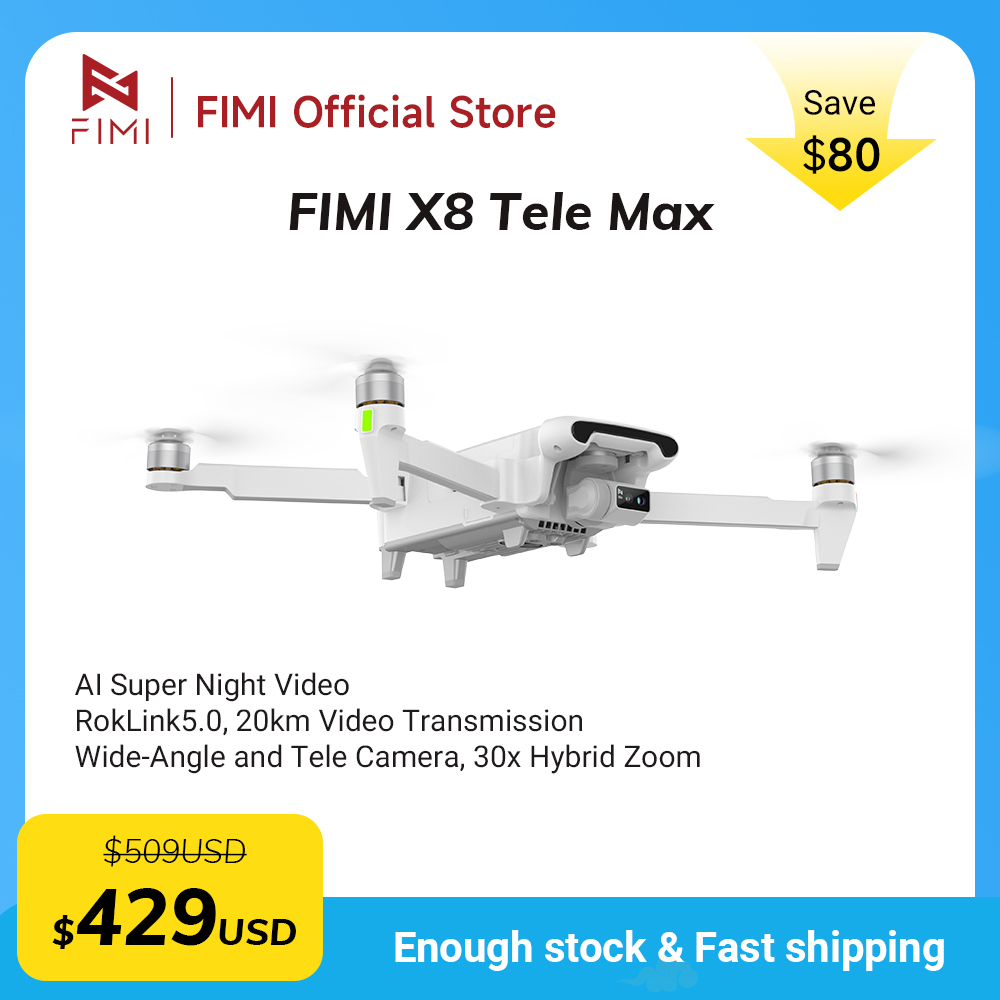Drone Thermal Imaging - Nouveau drone FIMI X8 Tele Max