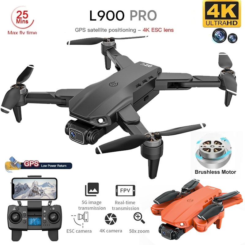 Drone Photogrammetry - L900 Pro GPS Drone 4K professionnel