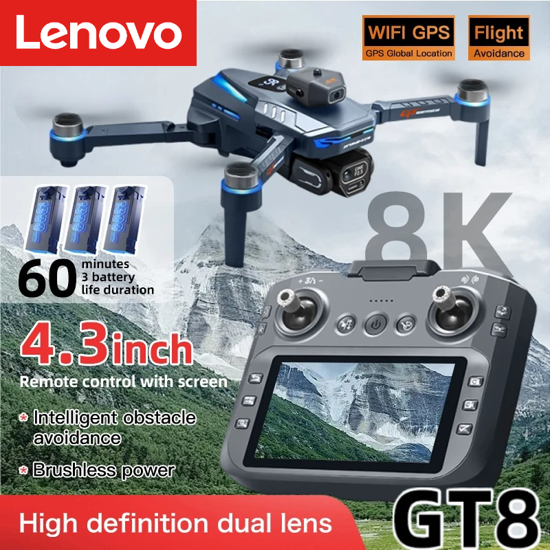 Drone Multispectral - Drone Lenovo GT8 8K Professionnel avec