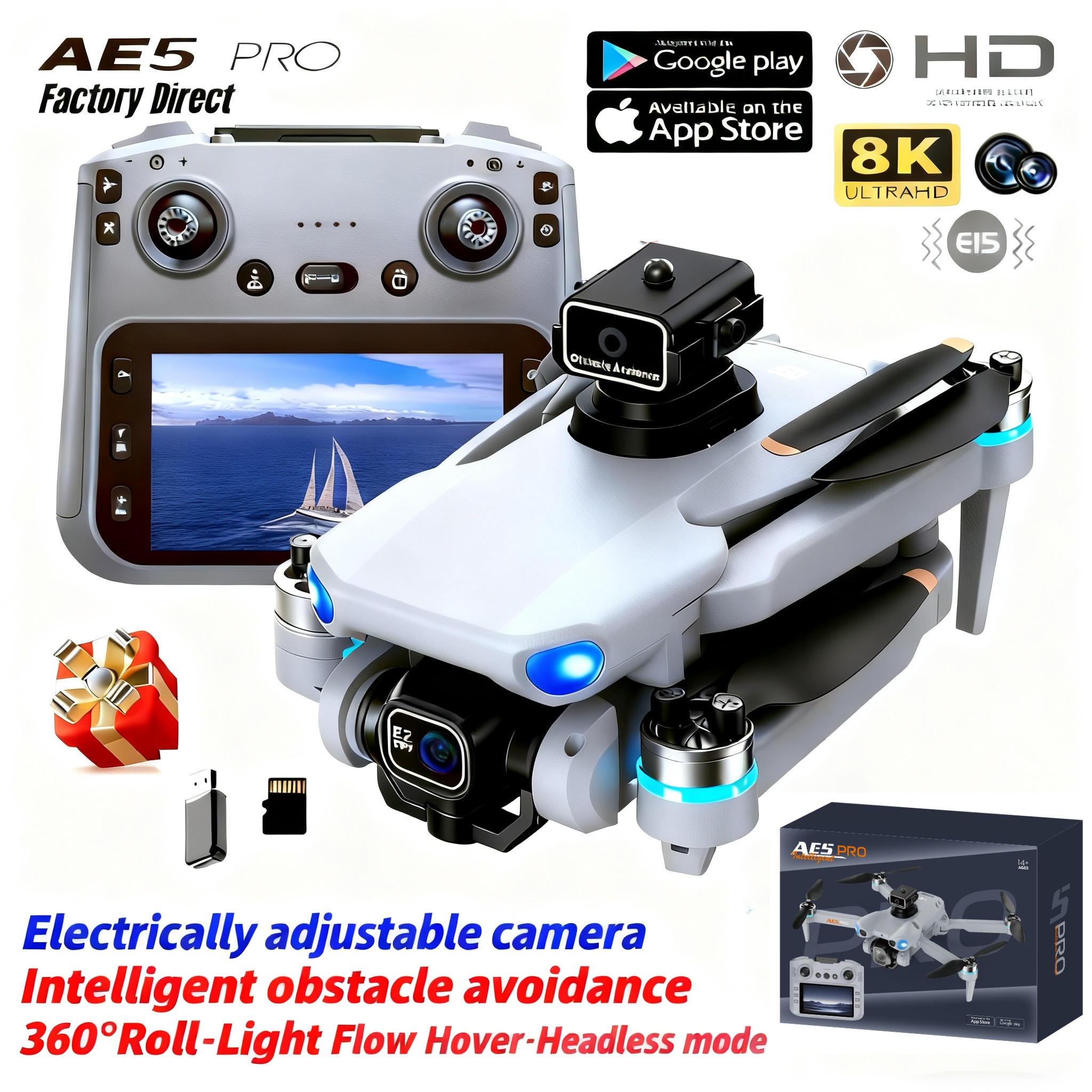 Drone Video Production - 2026 nouveau Drone AE5 Pro 8K