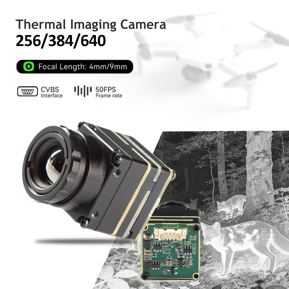 Drone Thermal Imaging - Caméra thermique 256*192/384*288/640*512 4MM/9MM, module de