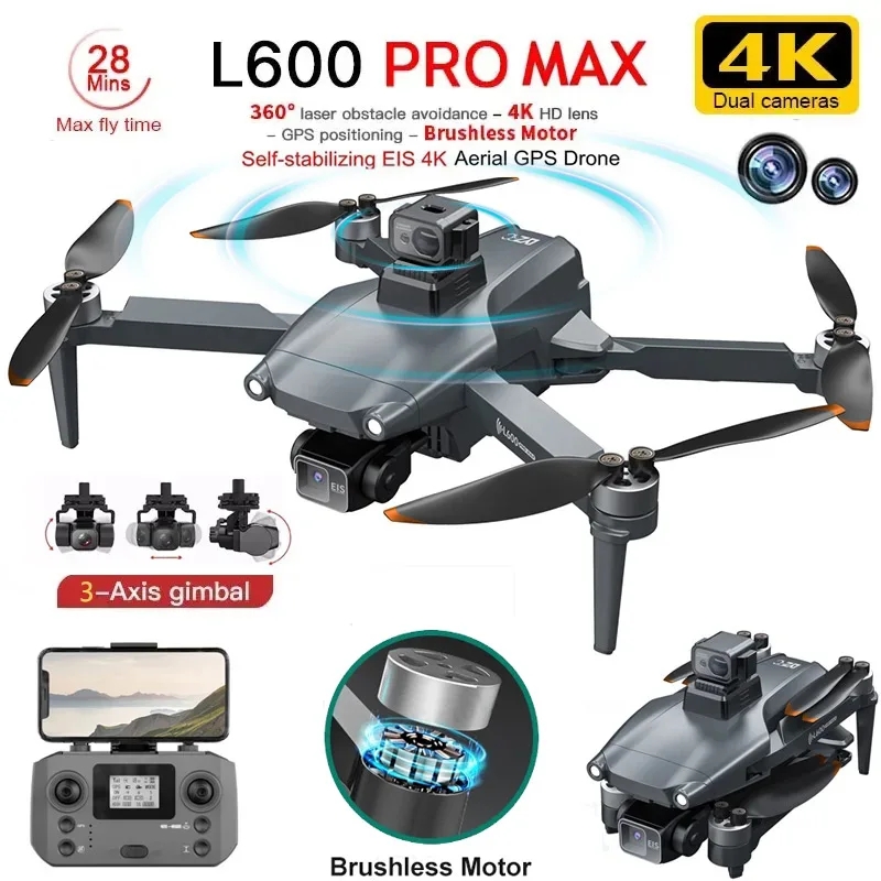 Drone Photogrammetry - Drone GPS professionnel L600 PRO MAX
