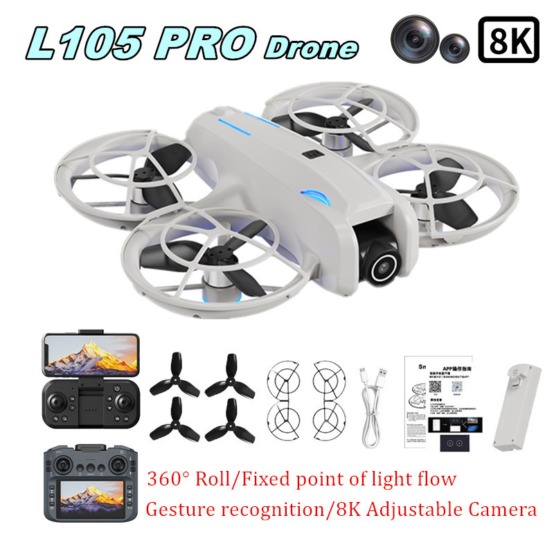 Drone Lidar - Drone L105 PRO Duel avec objectif