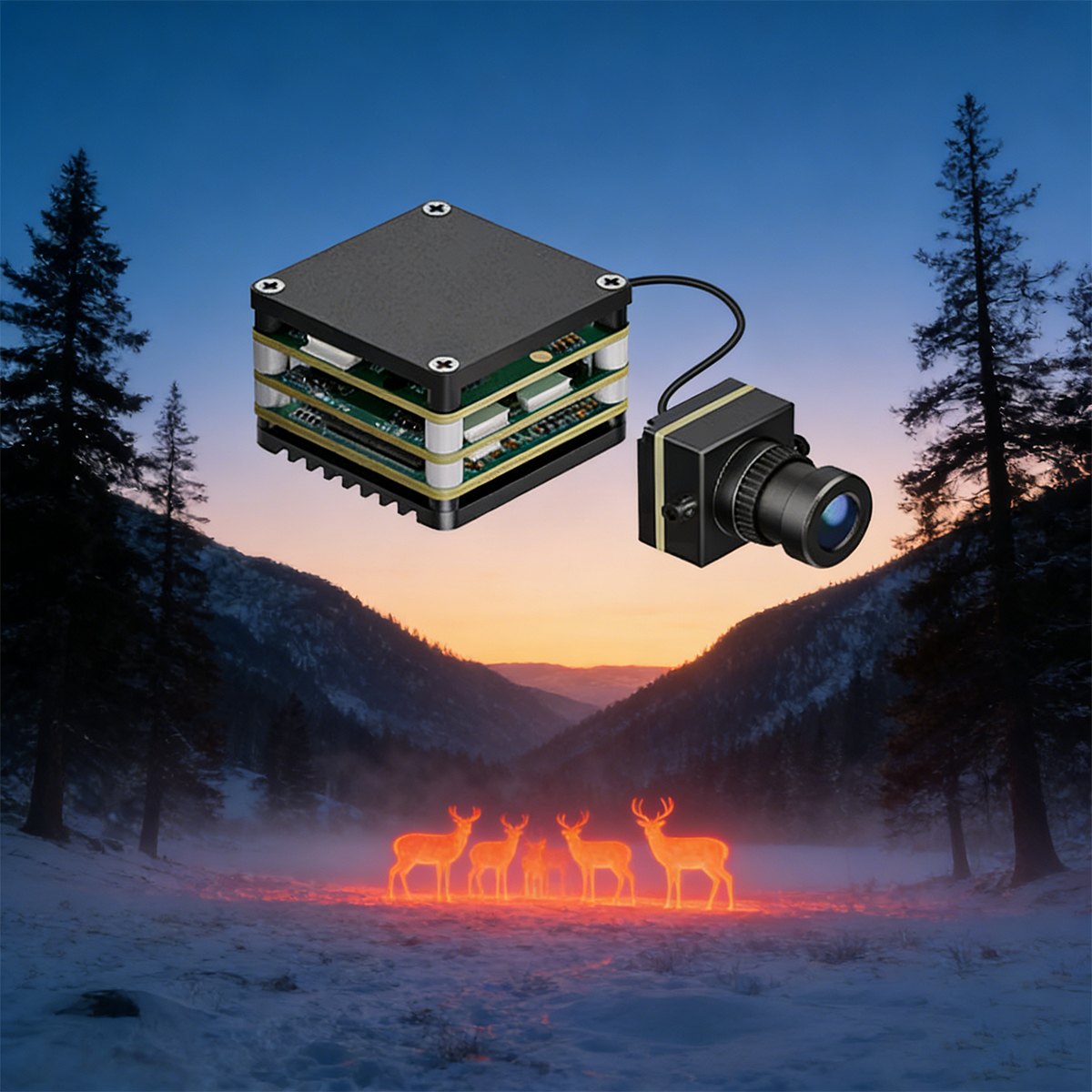 Drone Thermal Imaging - Nouveau module caméra IA VisionCube S