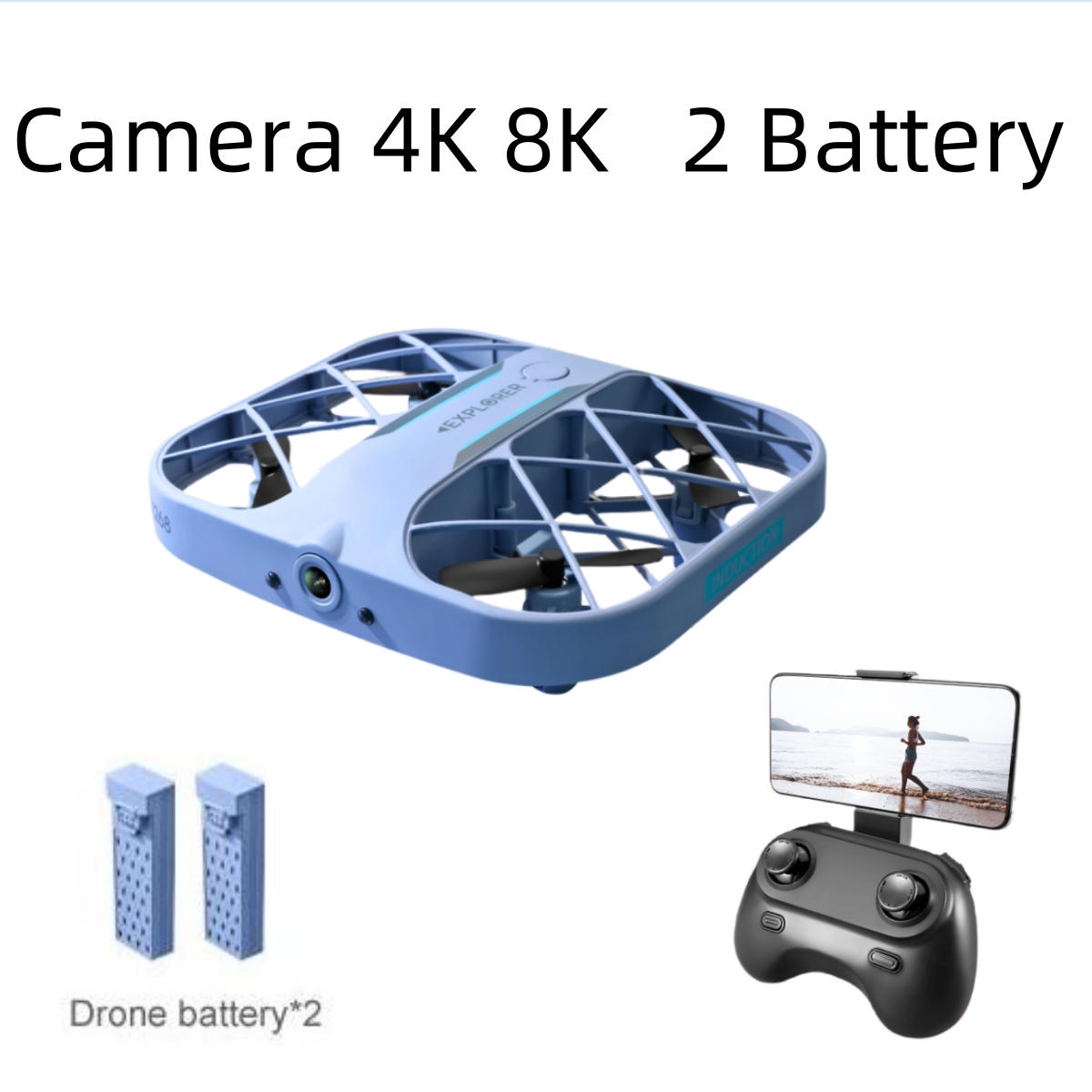 Drone Cinematic - Drone RC JJRC H107 FPV avec