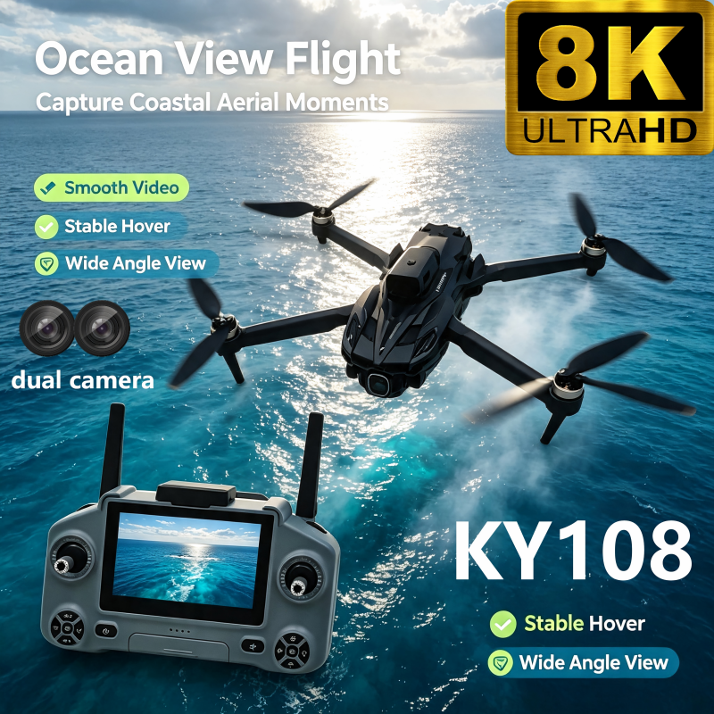 Drone Photogrammetry - Nouveau drone KY108 2026 avec caméra