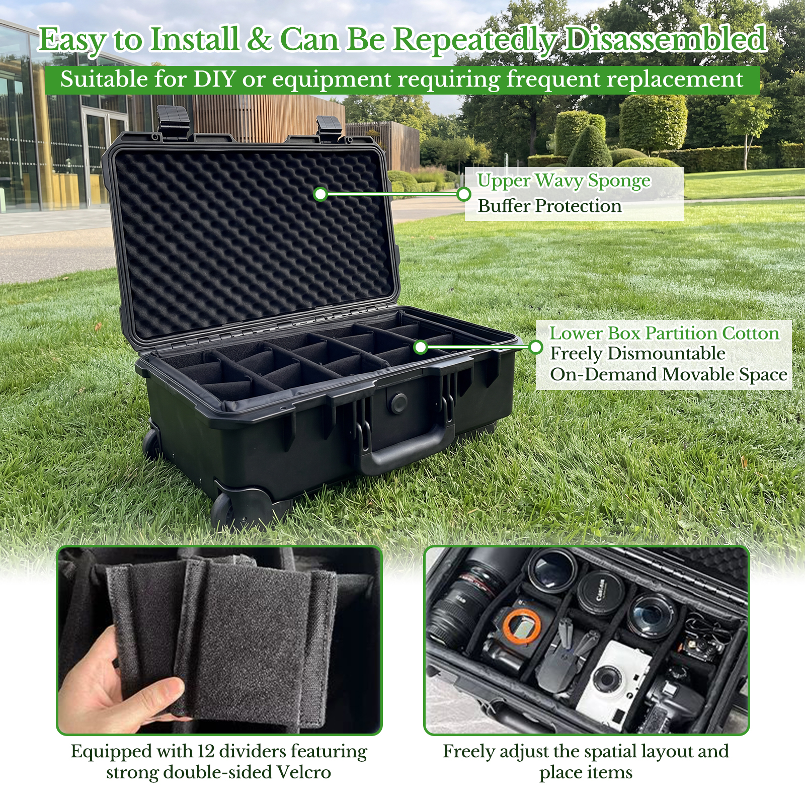 Valise professionnelle rigide  - Drone Aerial Photography avis et prix