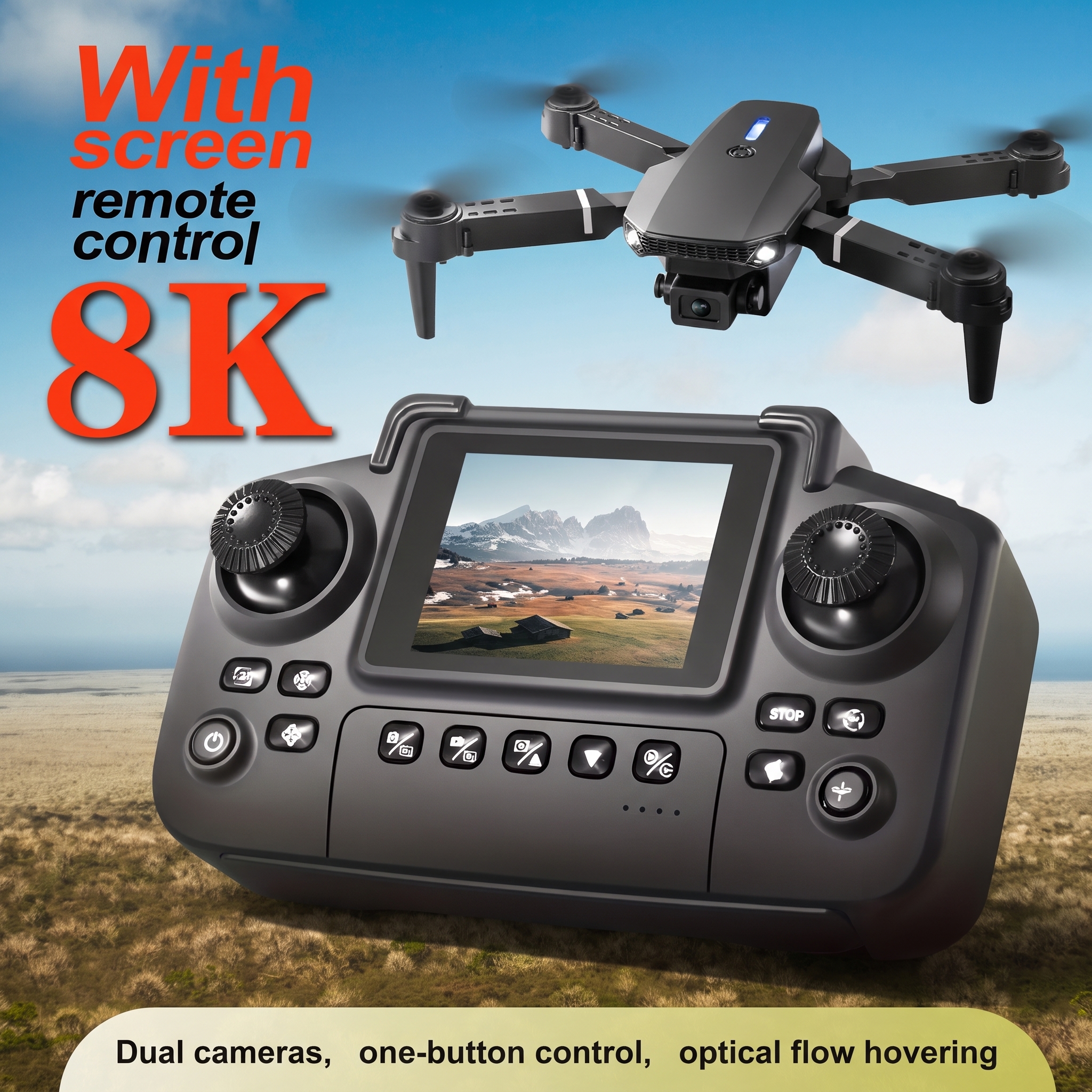 Le drone pliable E88PRO MAX 20 - Drone Cinematic avis et prix