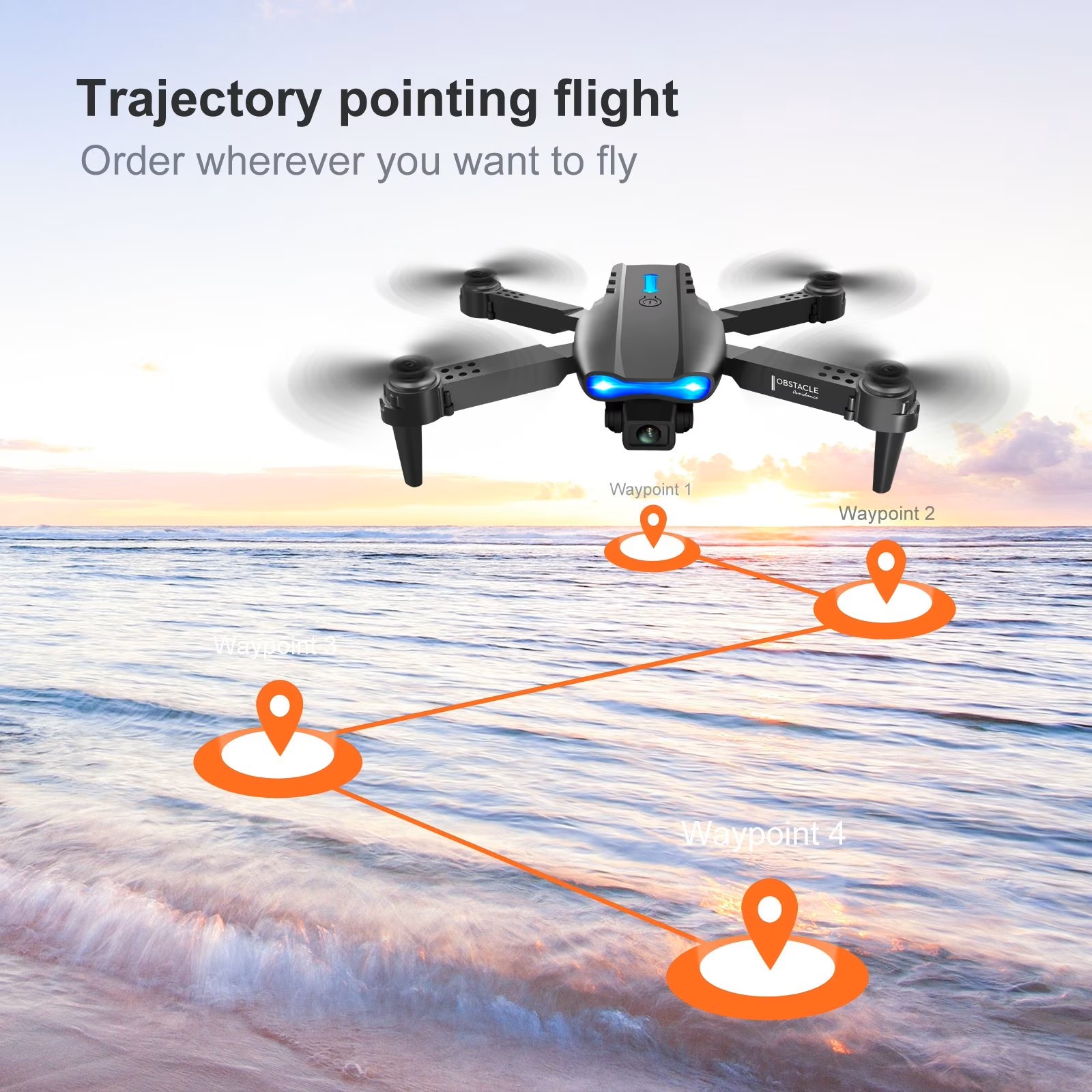 Le drone pliable E88PRO MAX 20 - Drone Cinematic avis et prix