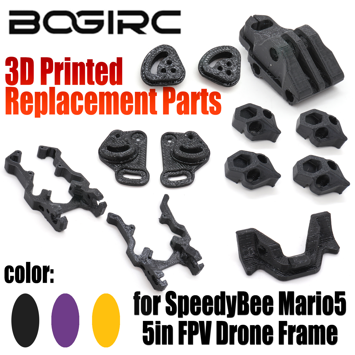 Support fixe BOGIRC en TPU pou - Drone 3D Modeling avis et prix