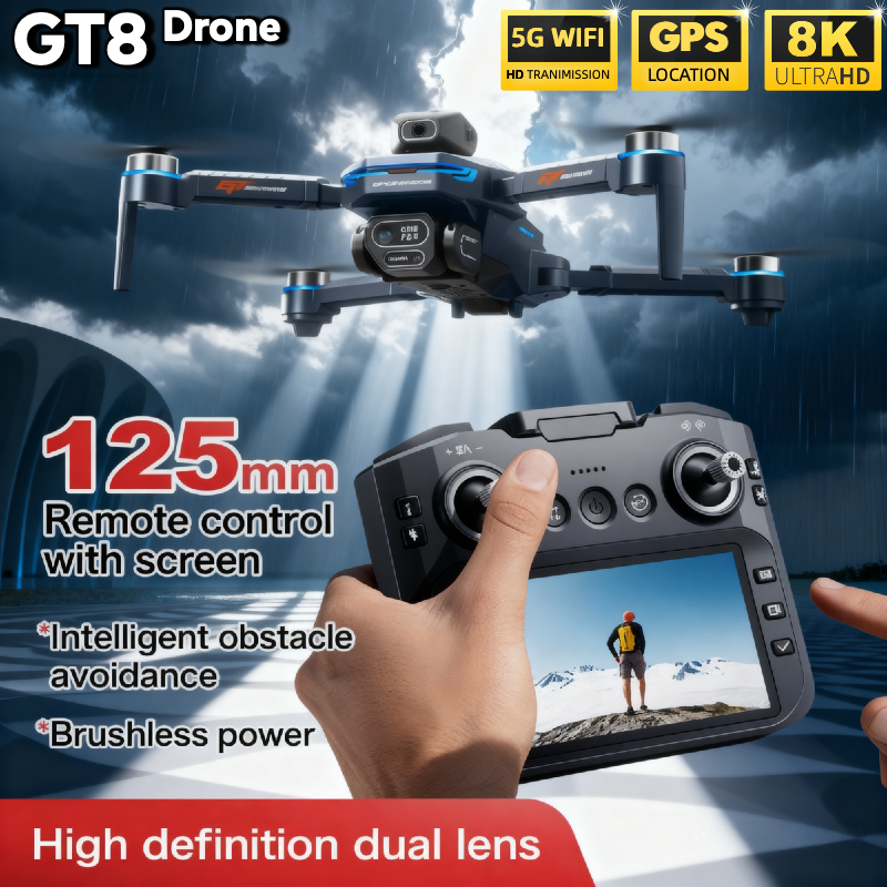 Drone GT8 authentique avec cam - Drone Multispectral avis et prix