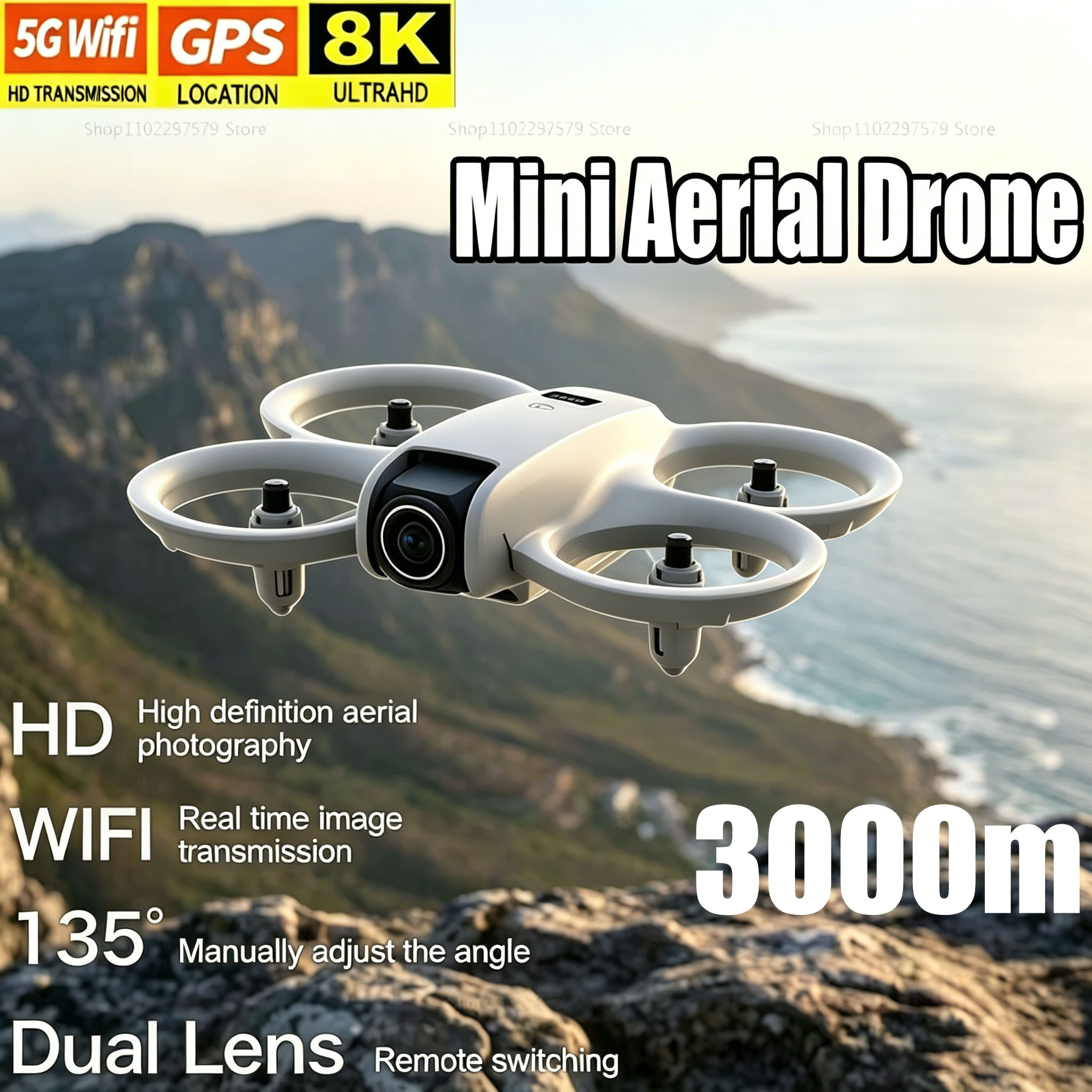 Mini drone avec caméra HD 8K,  - Drone Video Production avis et prix