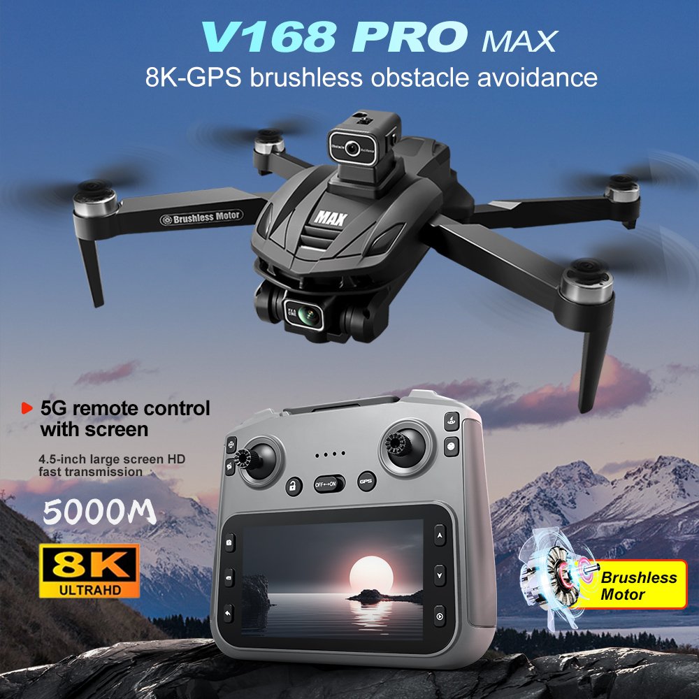 V168 PRO Max GPS Drone 8K prof - Drone Photogrammetry avis et prix