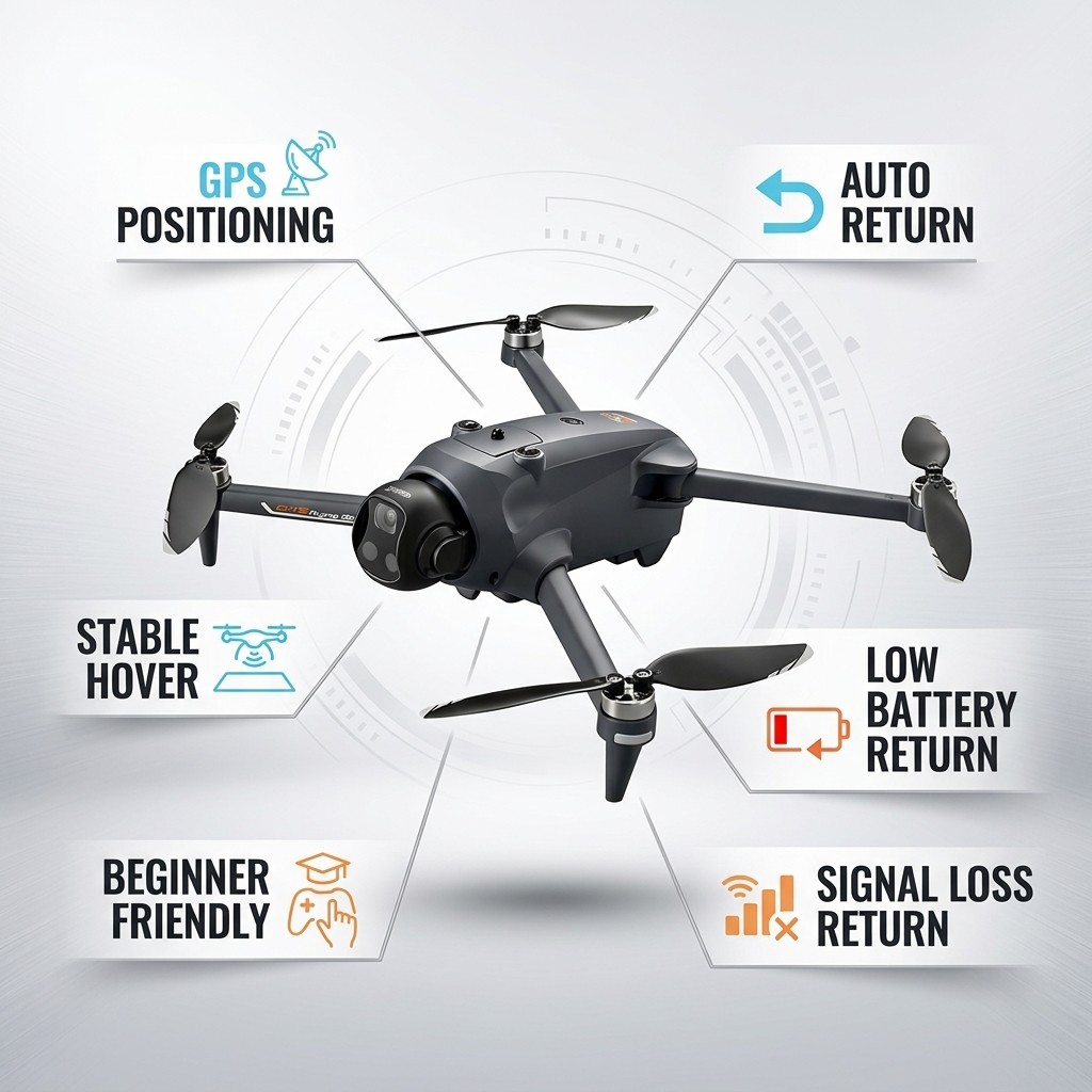 Drone Potensic GPS avec retour - Drone Mapping avis et prix