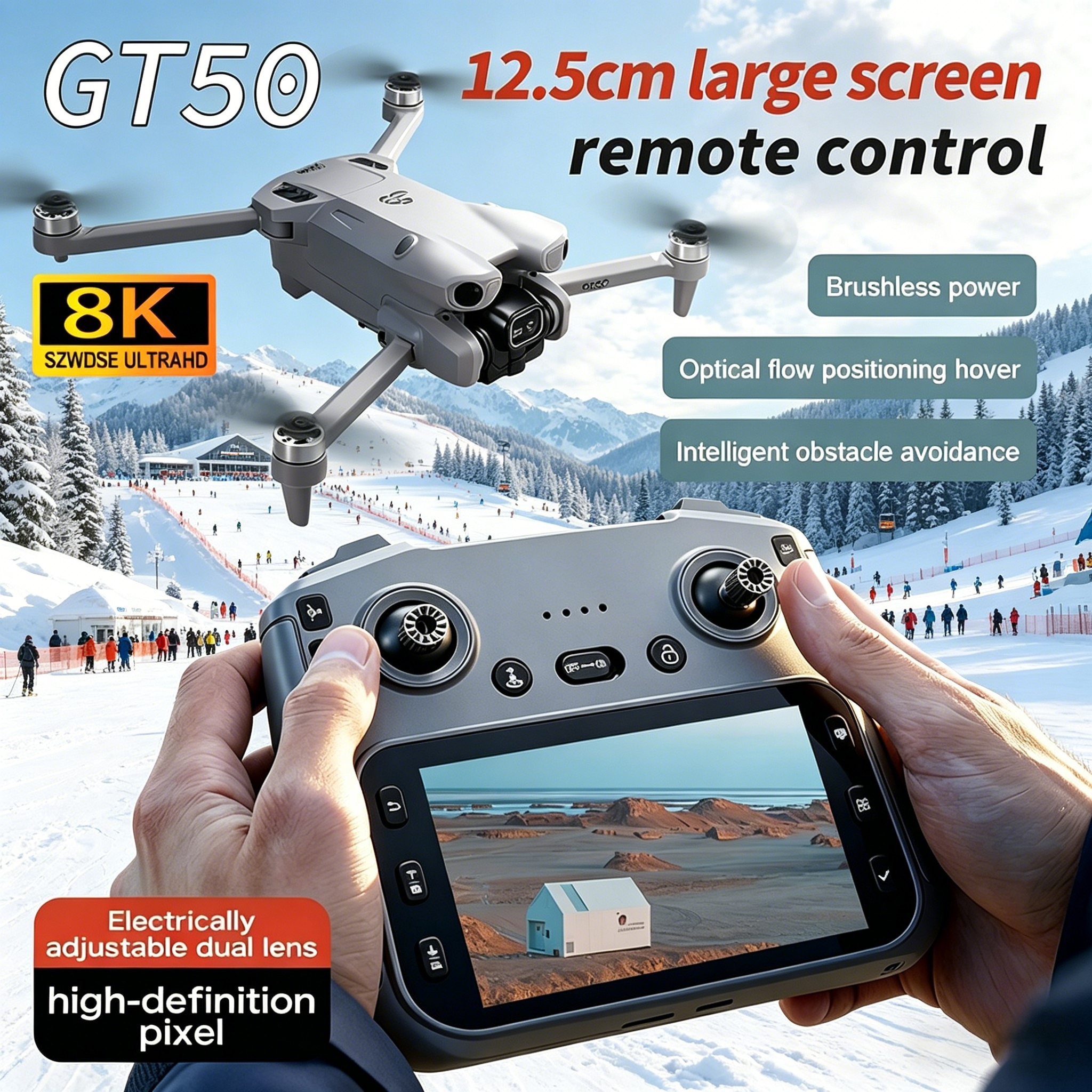Drone RC GT50 PRO Mini 5 Pro a - Drone Video Production avis et prix