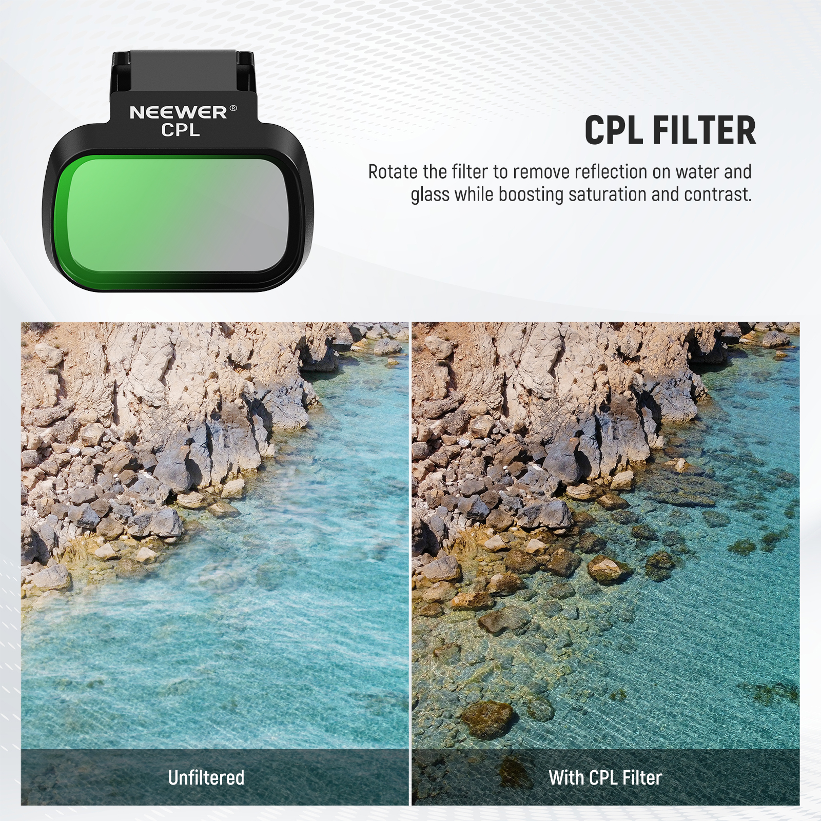 NEEWER – lot de 6 filtres ND C - Drone Ndvi avis et prix