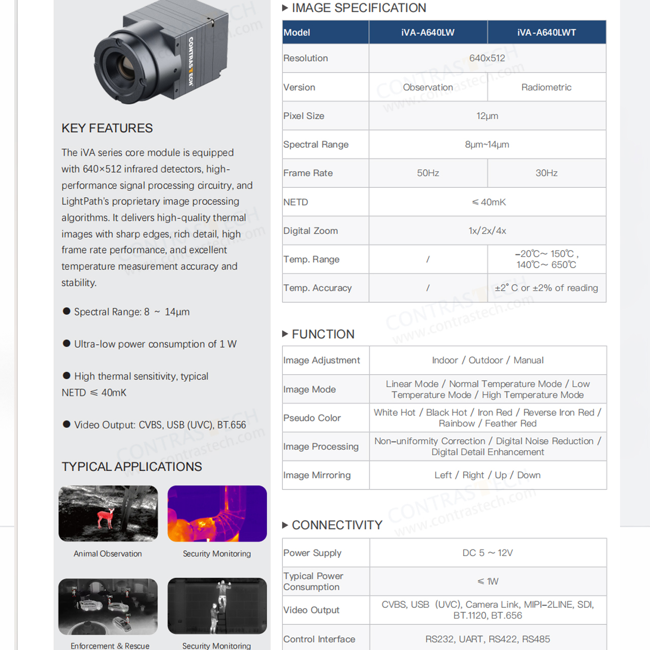 Module d'imagerie thermique LW - Drone Thermal Imaging avis et prix