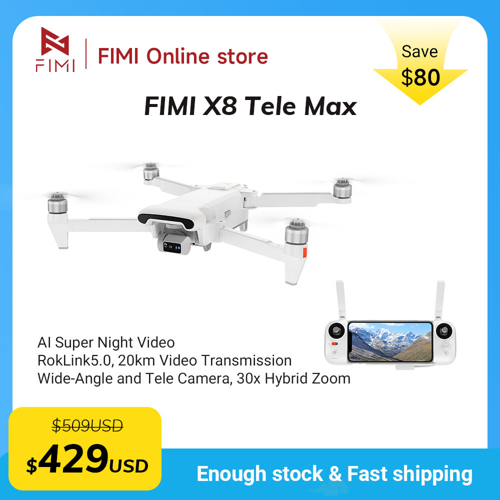 Drone FIMI X8 Tele Max 4K Prof - Drone Thermal Imaging avis et prix