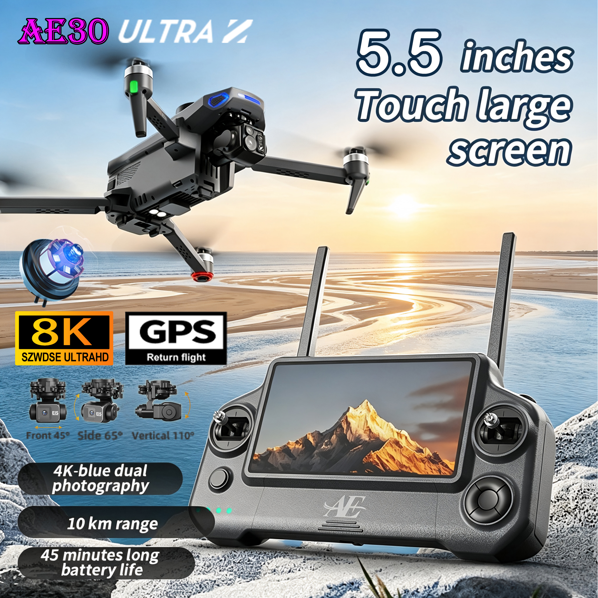 NOUVEAU Drone GPS AE30 Ultra a - Drone Multispectral avis et prix